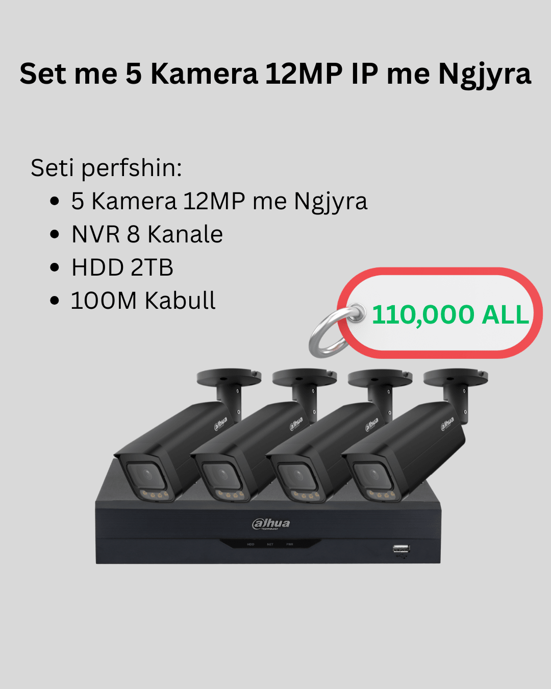 Set me kamera 12 MP IP
