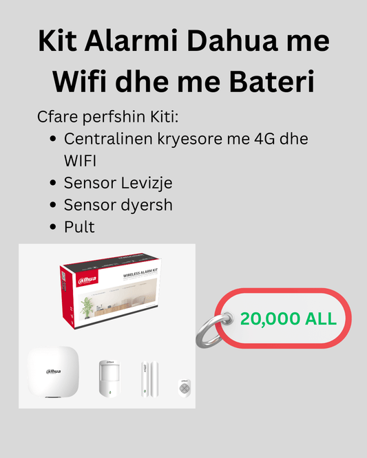 Kit Alarmi Dahua me WIFI dhe Bateri